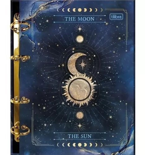 CADERNO ARGOLADO CARTONADO COLEGIAL MAGIC 160 FOLHAS