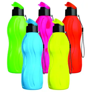 GARRAFA SQUEEZE FLIP TOP NEON 600 ML- BLUD