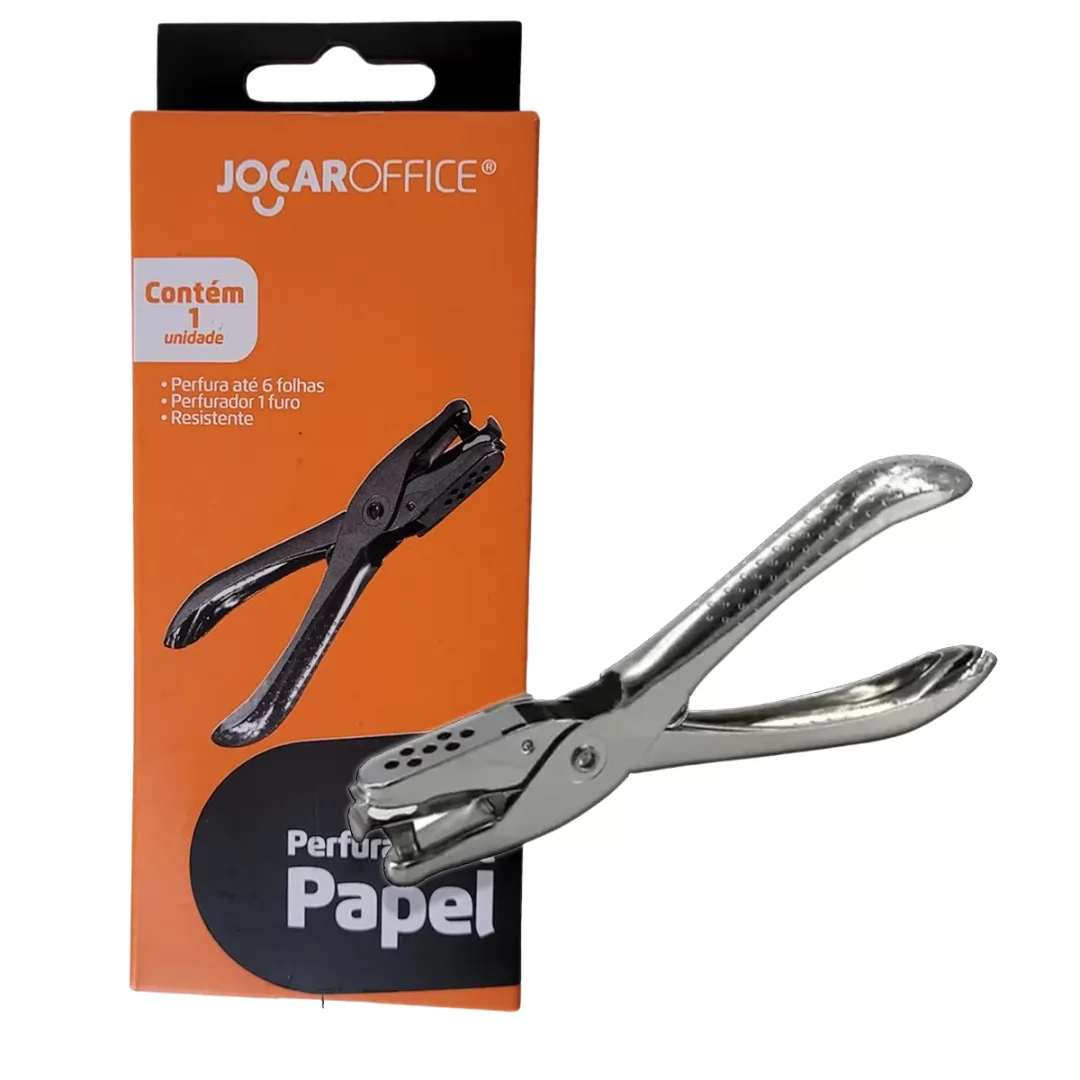 PERFURADOR DE PAPEL 1 FURO JOCAR OFFICE