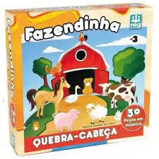 QUEBRA - CABEÇA FAZENDINHA 30 PÇS