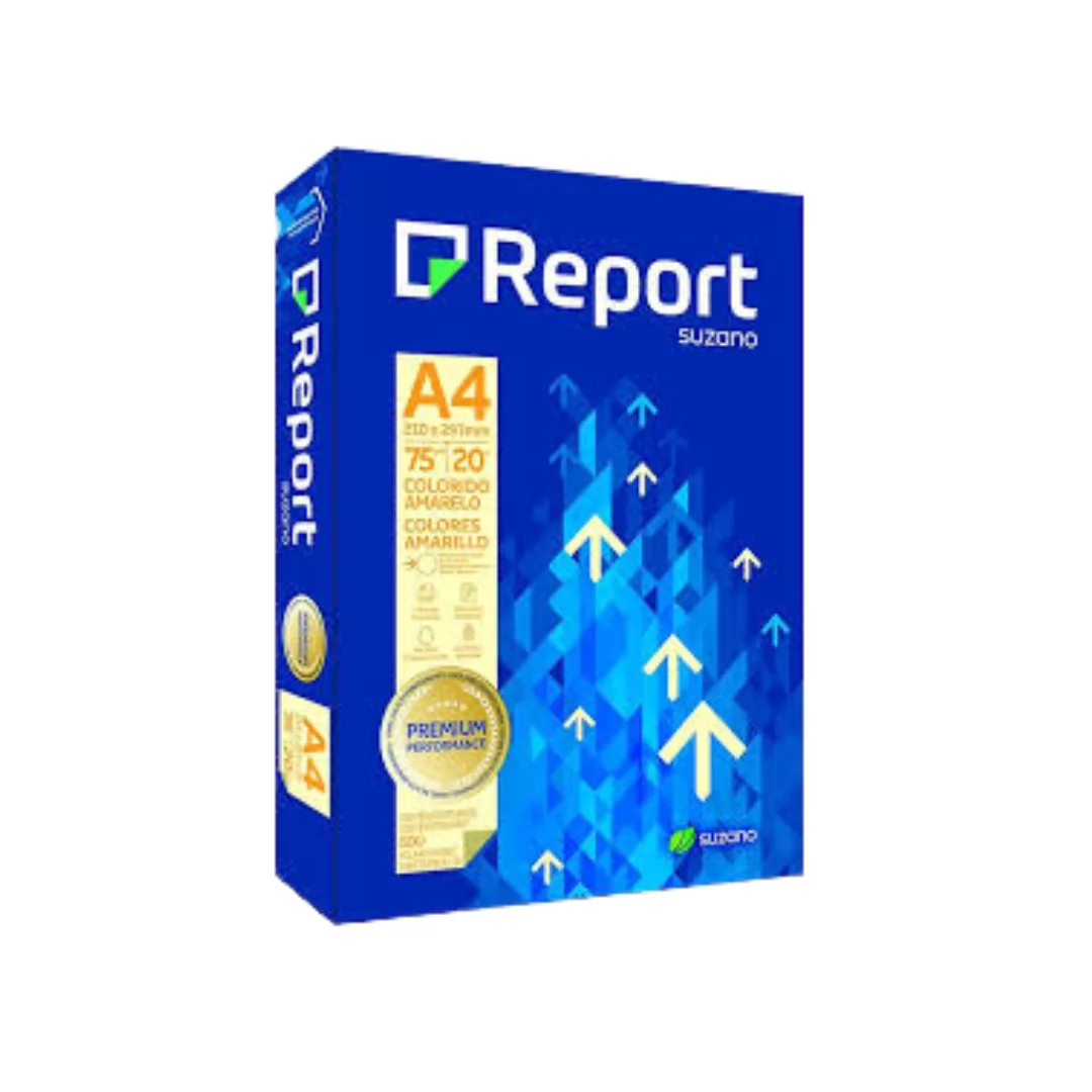 PAPEL REPORT MULTIUSO AMARELO