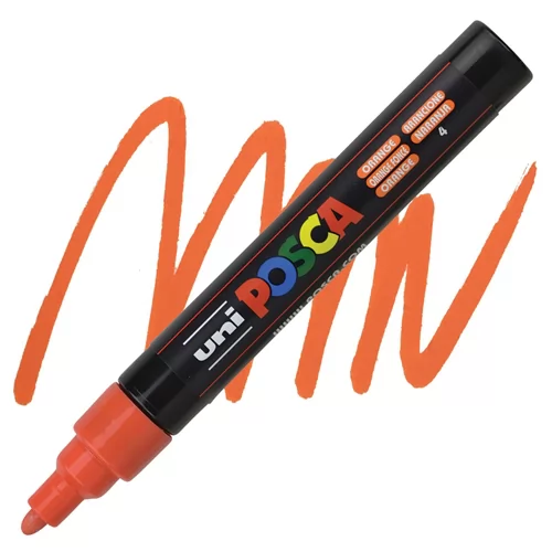 MARCADOR PERMANENTE ATOMICO UNI POSCA PC-5M LARANJA