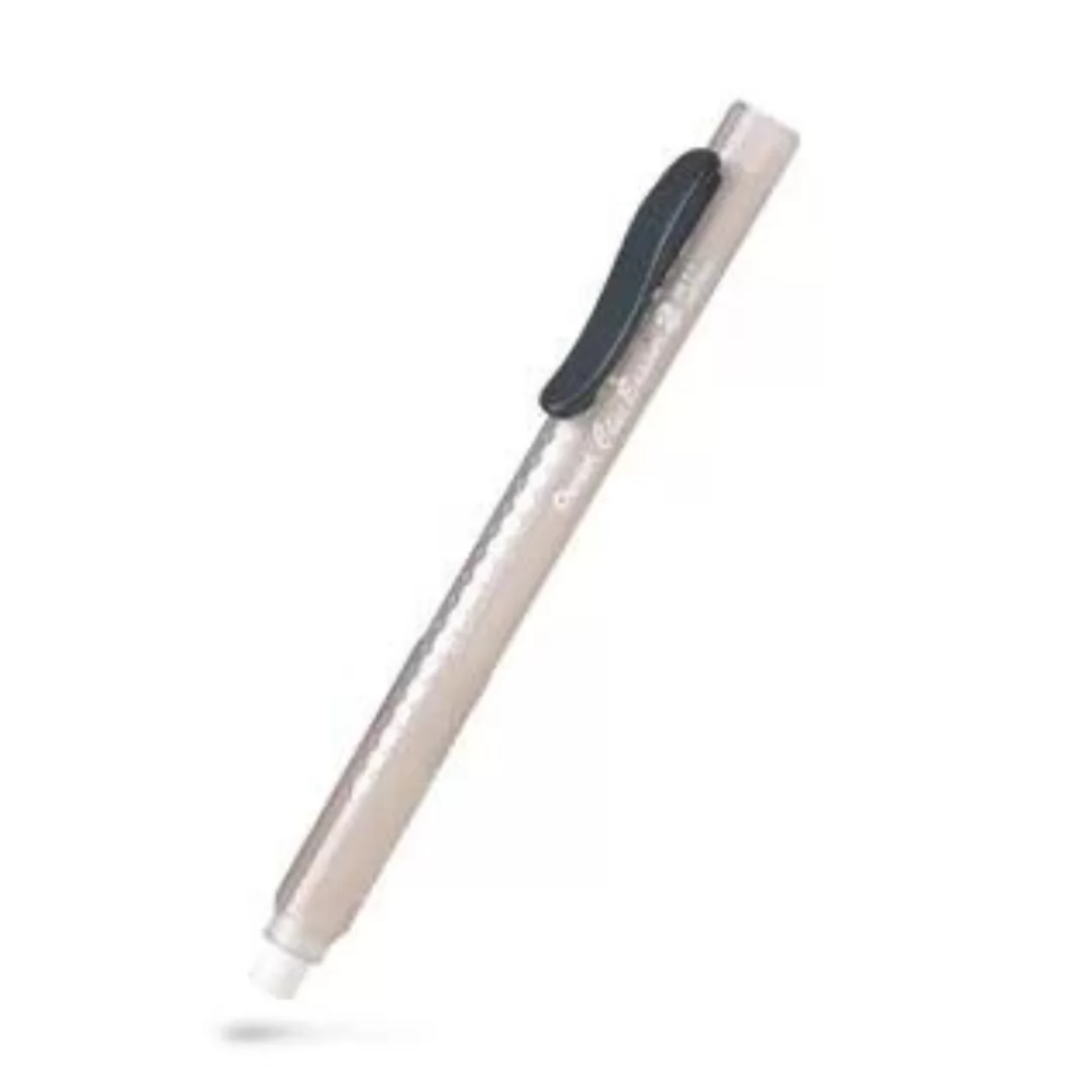 BORRACHA CLIC ERASER TRANSPARENTE PRETA