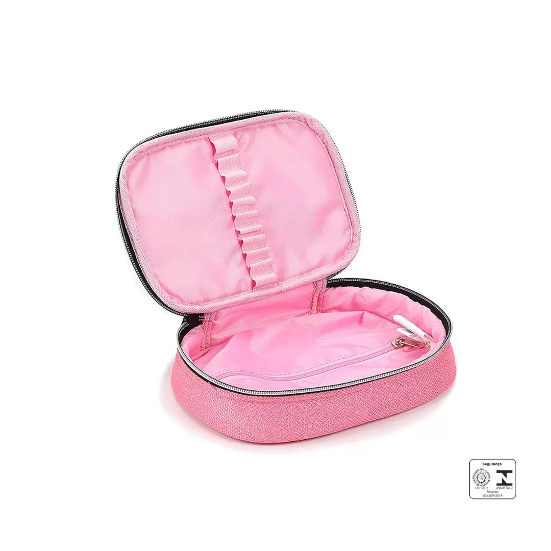 ESTOJO BOX FEMININO COM GLITTER SORTIDO