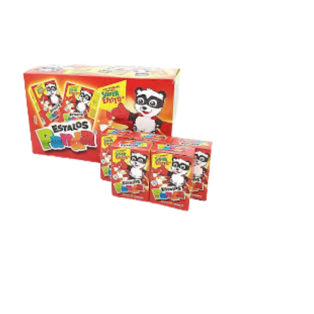 ESTALOS PANDA CX COM 30 UNIDADES