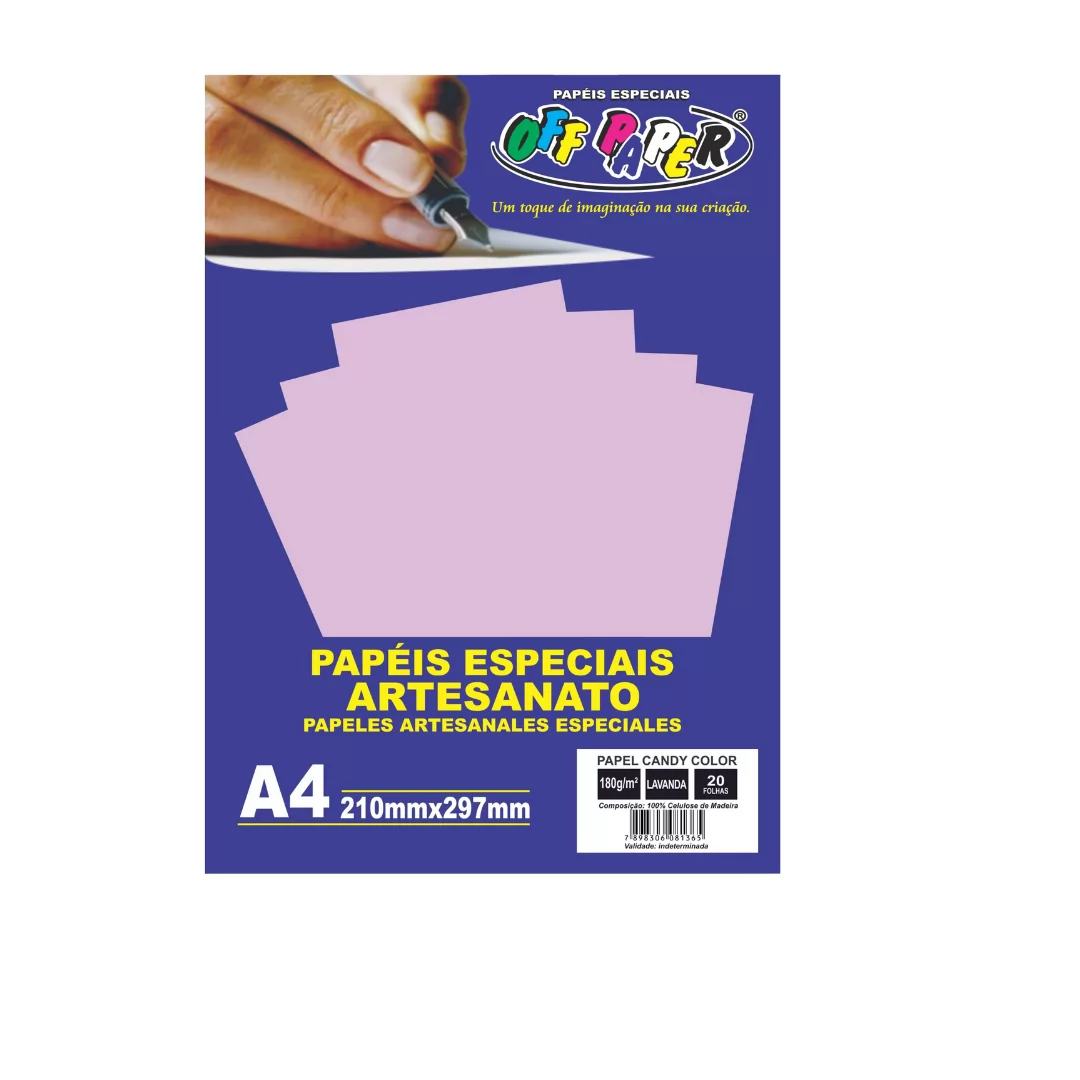 PACOTE DE PAPEL OPALINE/OFFSET A4 240G 50 FLS- OFF PAPER