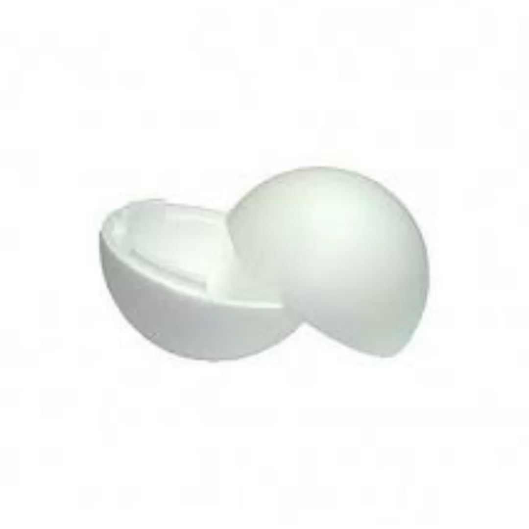 BOLA DE ISOPOR 250MM METADE