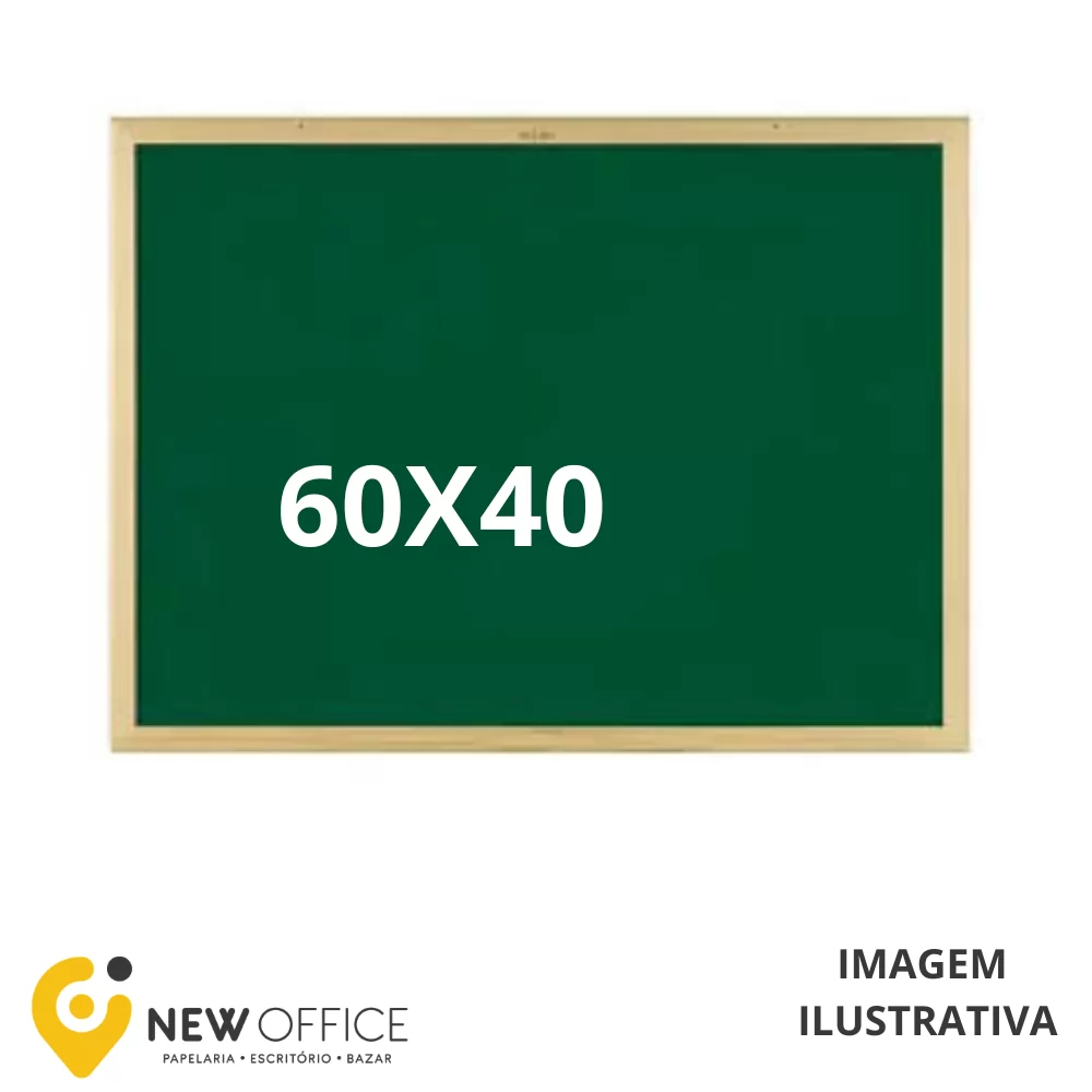 QUADRO VERDE STD 60X40 MAD PINUS NAT - SOUZA