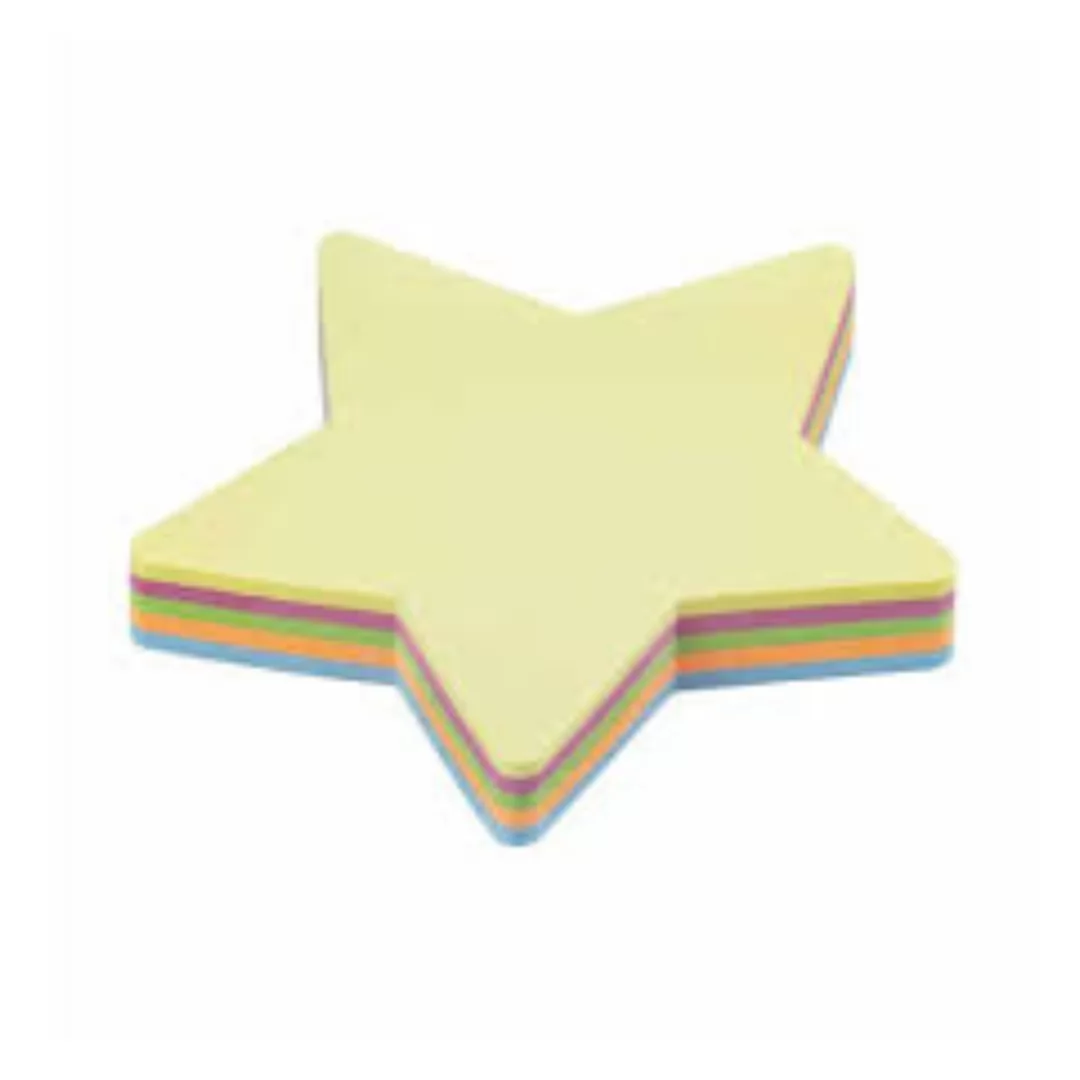 BLOCO SMART NOTES 70X70MM ESTRELA PASTEL 100FLS