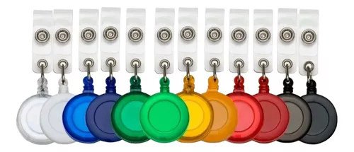 PORTA CRACHÁ RETRÁTIL ROLLER CLIP