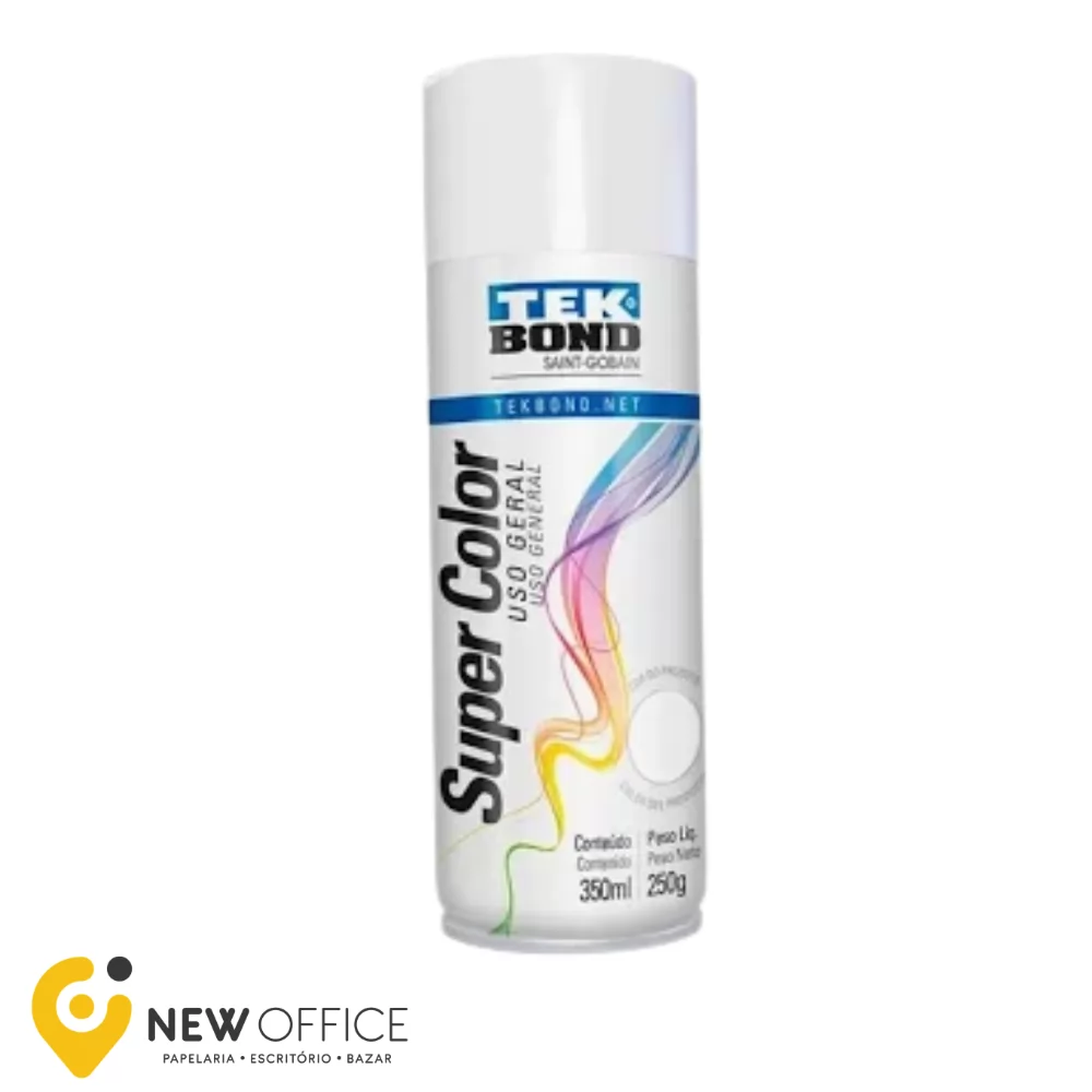 TINTA AEROSSOL BRANCO FOSCO USO GERAL 350 ML/250G