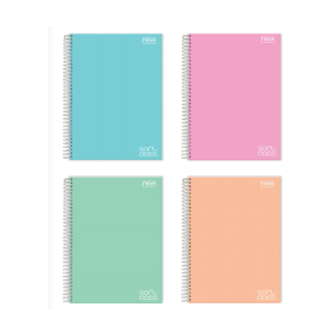 CADERNO UNIVERSITÁRIO ESPIRAL 1M 80FLS SOFT CLASS