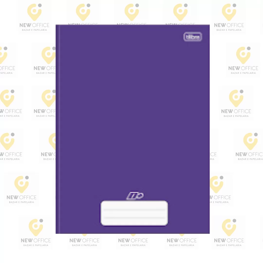 CADERNO BROCHURA 1/4 D+ ROXO 96FLS