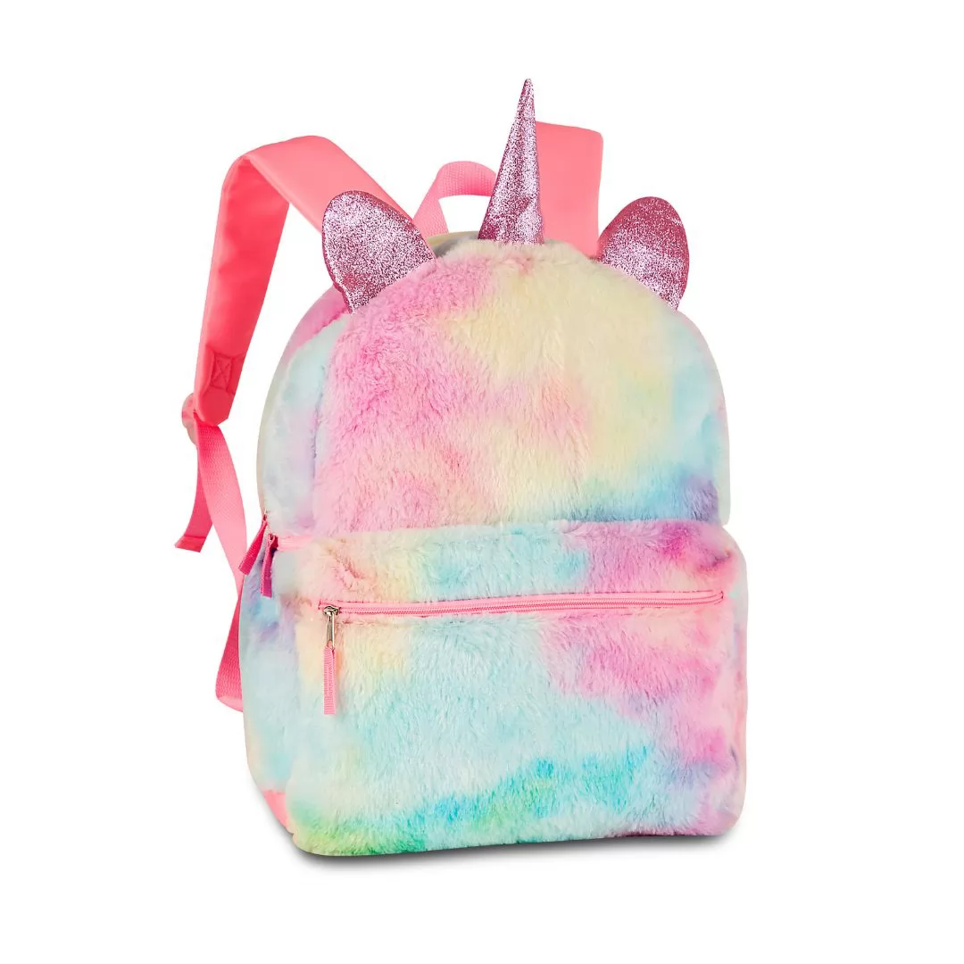 MOCHILA DE COSTAS UNICÓRNIO PELUCIA - CLIO STYLE
