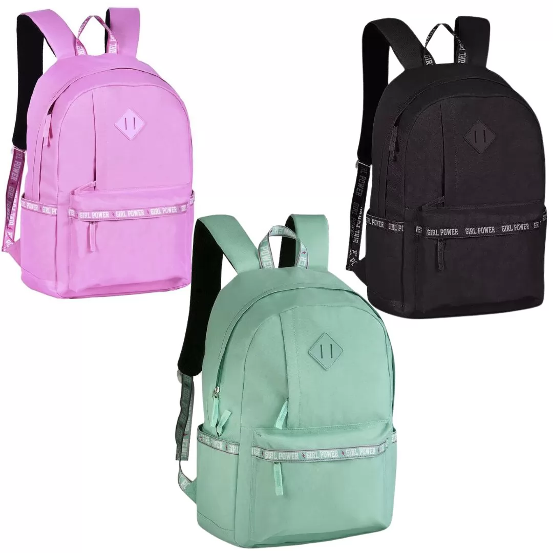 MOCHILA DE COSTAS GIRL POWER CORES SORTIDAS - CLIO STYLE