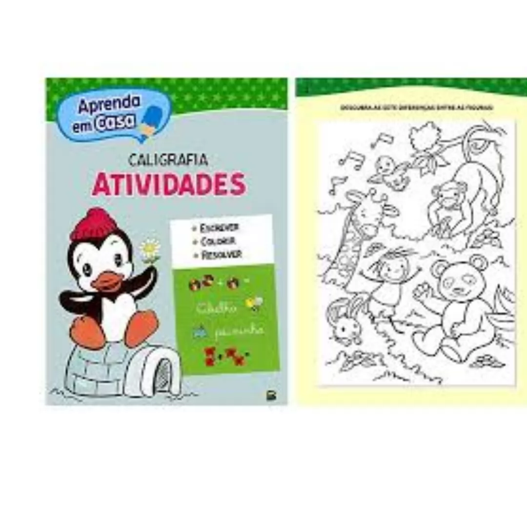 APRENDA EM CASA CALIGRAFIA: ATIVIDADES