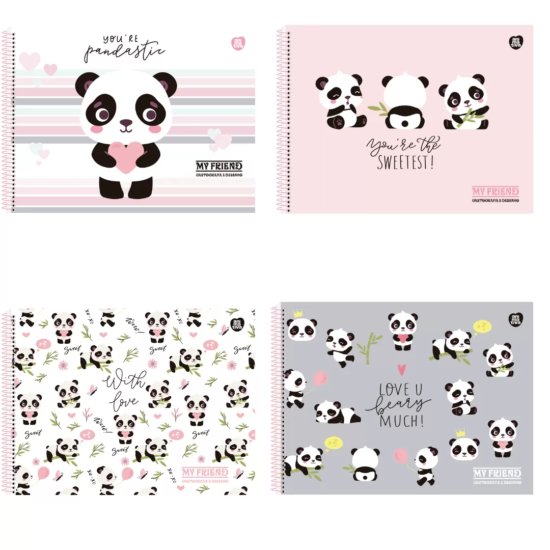 CADERNO CARTOFRAFIA 1/1 ESP 60F  FRIEND