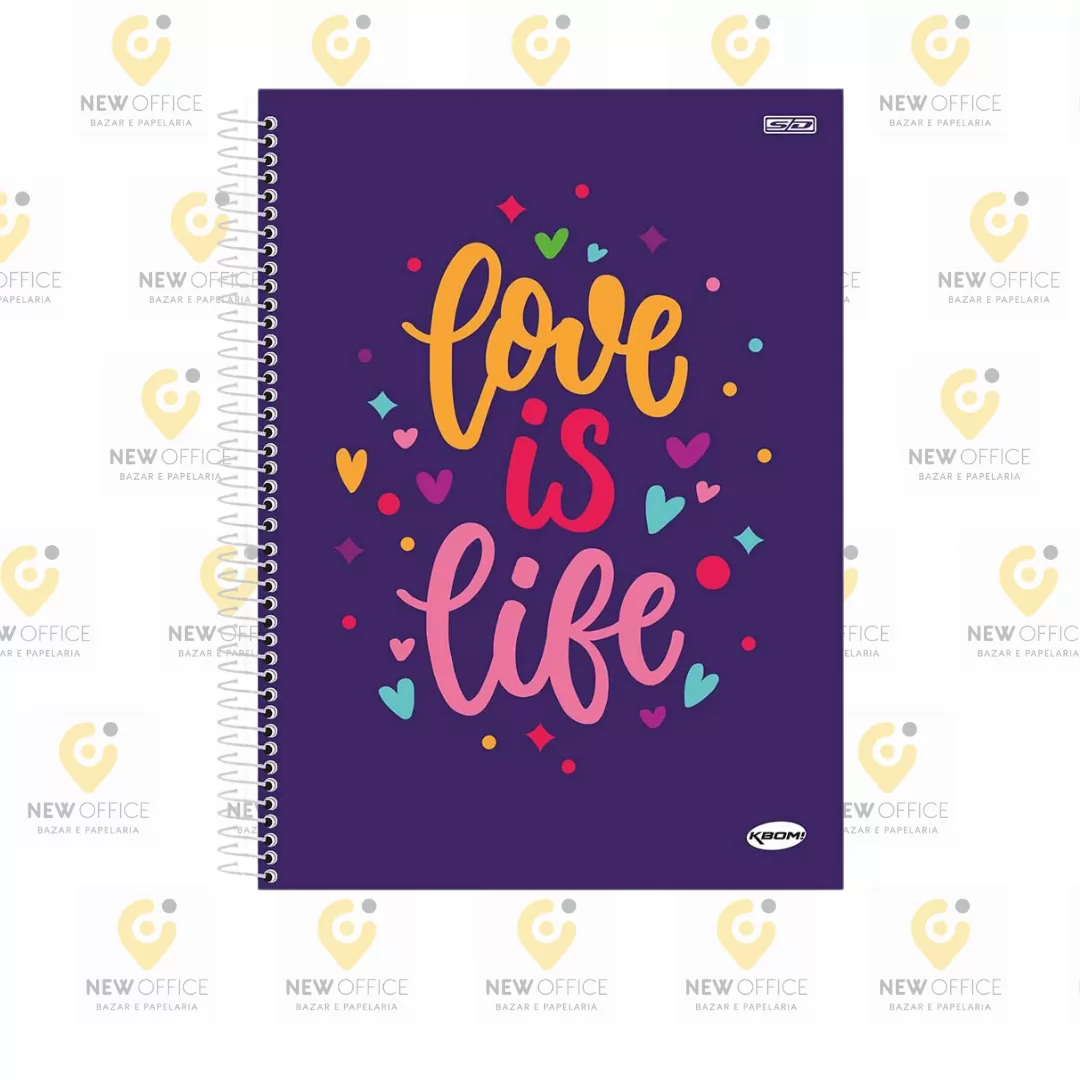 CADERNO ESPIRAL 1/4 96F KBOM FEMININO-SÃO DOMINGOS