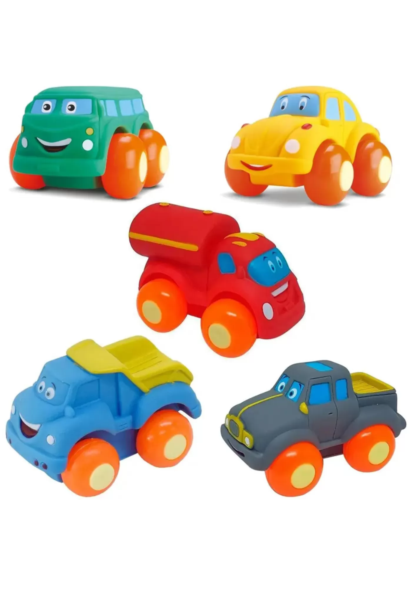SOFT CARS COLEÇÃO CARRINHO EM VINIL SORTIDO- DIVERTOYS