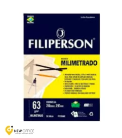 BLOCO TECNICO SEM MARGEM MILIMETRADO A4 63G 50F - AVULSO