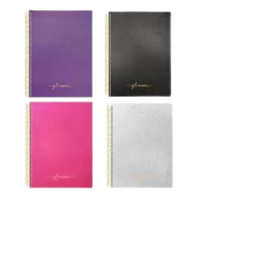 CADERNO 1M 80F GLIMMER - SÃO DOMINGOS