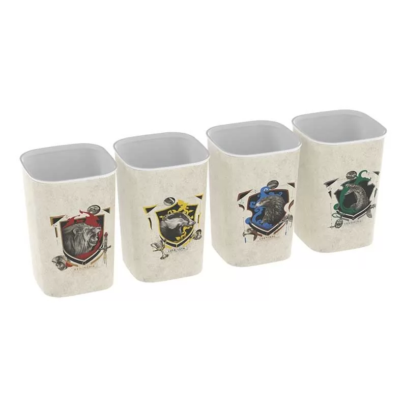 PORTA CANETAS DEC HARRY POTTER C/ 4 PCS- PLASÚTIL