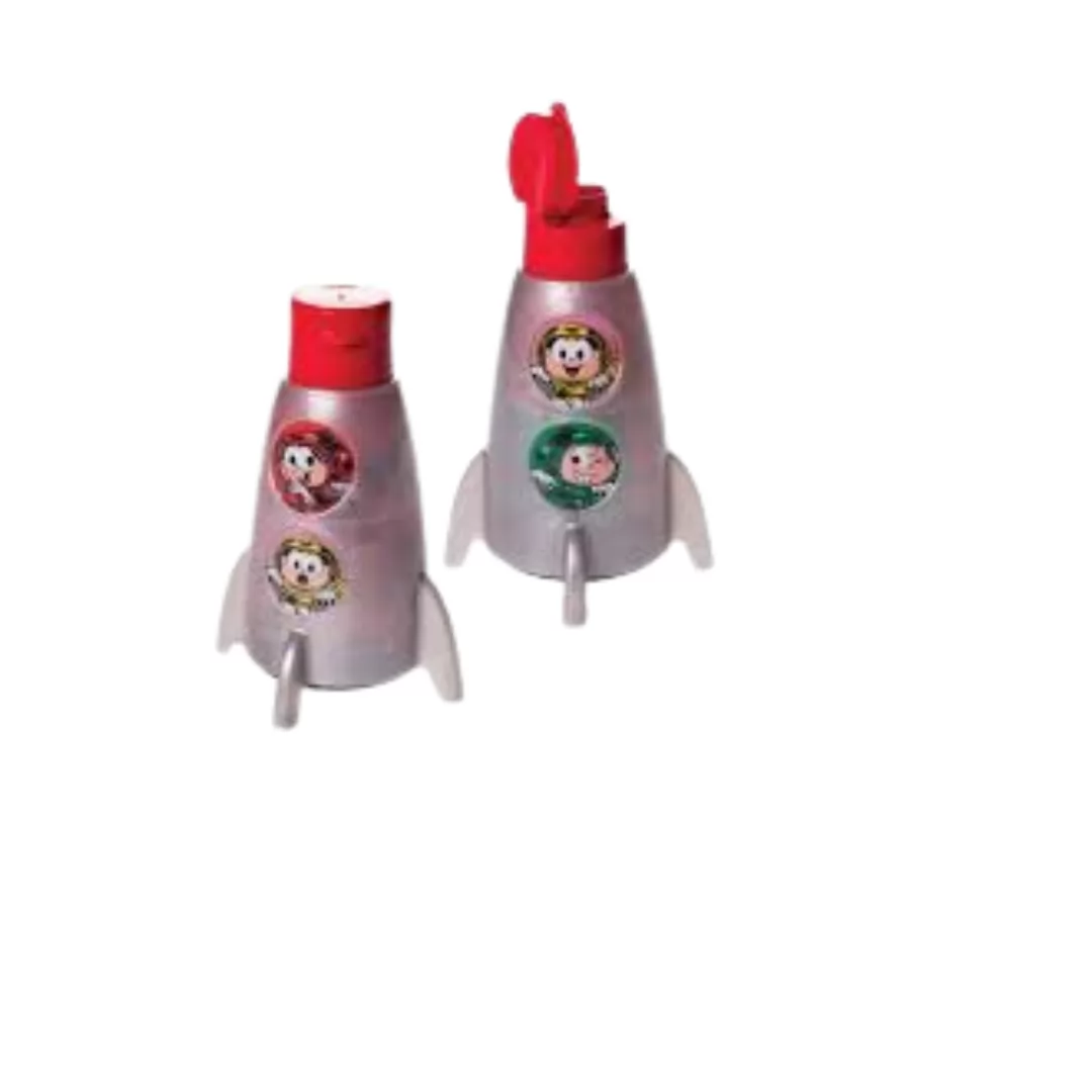 GARRAFA FOGUETE TURMA DA MONICA 320ML- PLASÚTIL