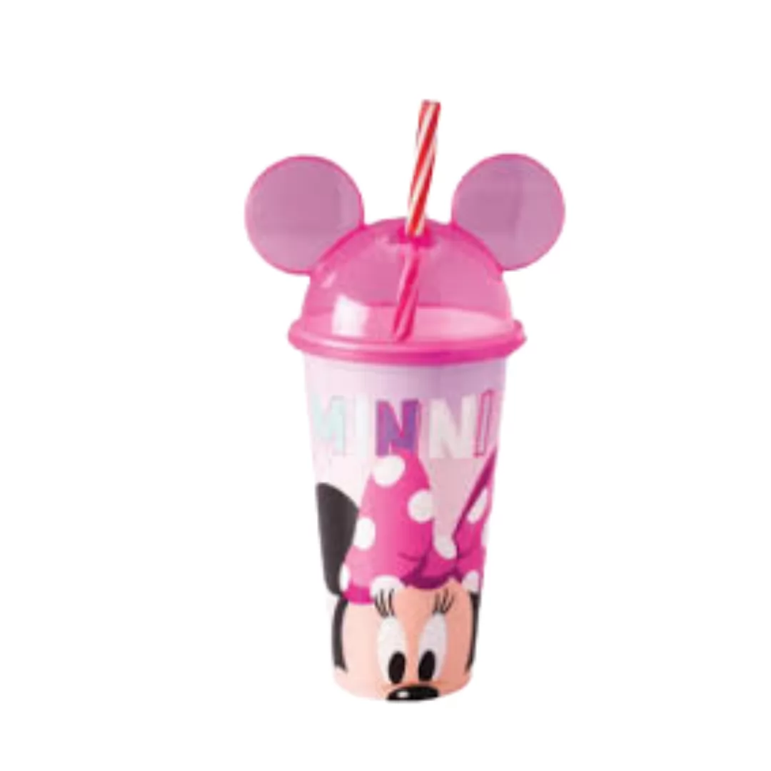 COPO COM ORELHA MINNIE 500ML- PLASÚTIL