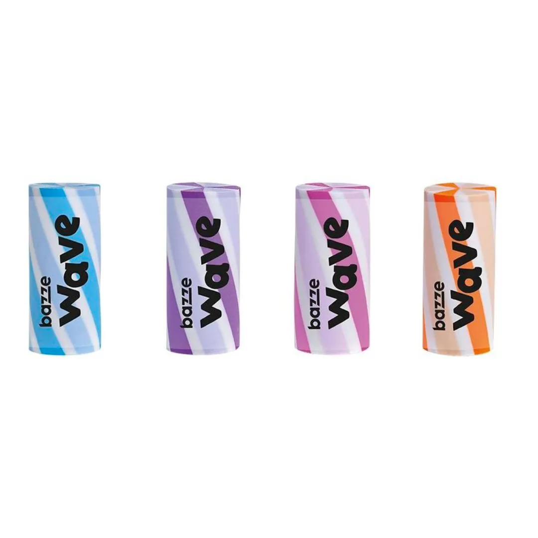 BORRACHA WAVE CORES SORTIDAS BAZZE