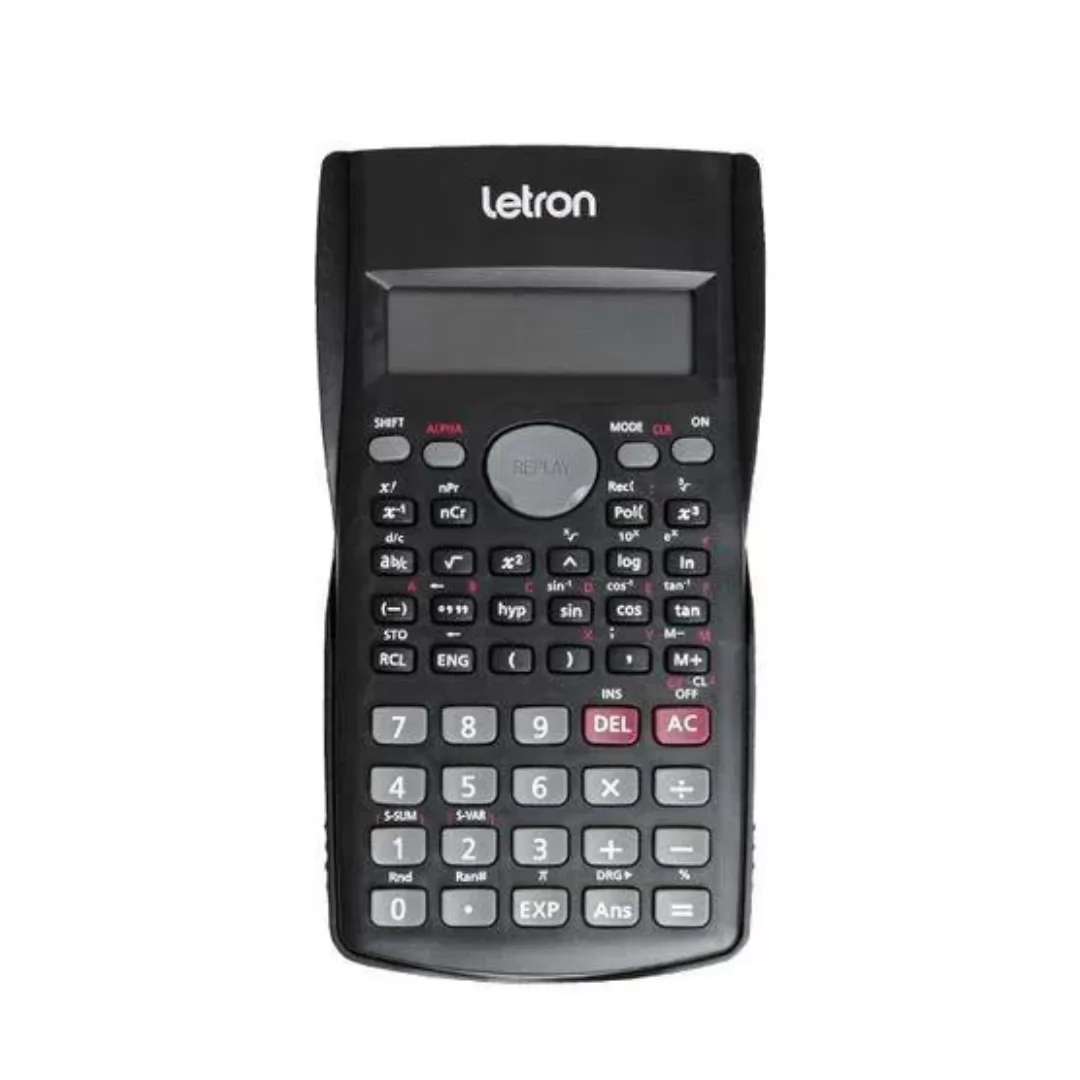 CALCULADORA CIENTIFICA 240 FUNCOES PRETA MULTI - LETRON
