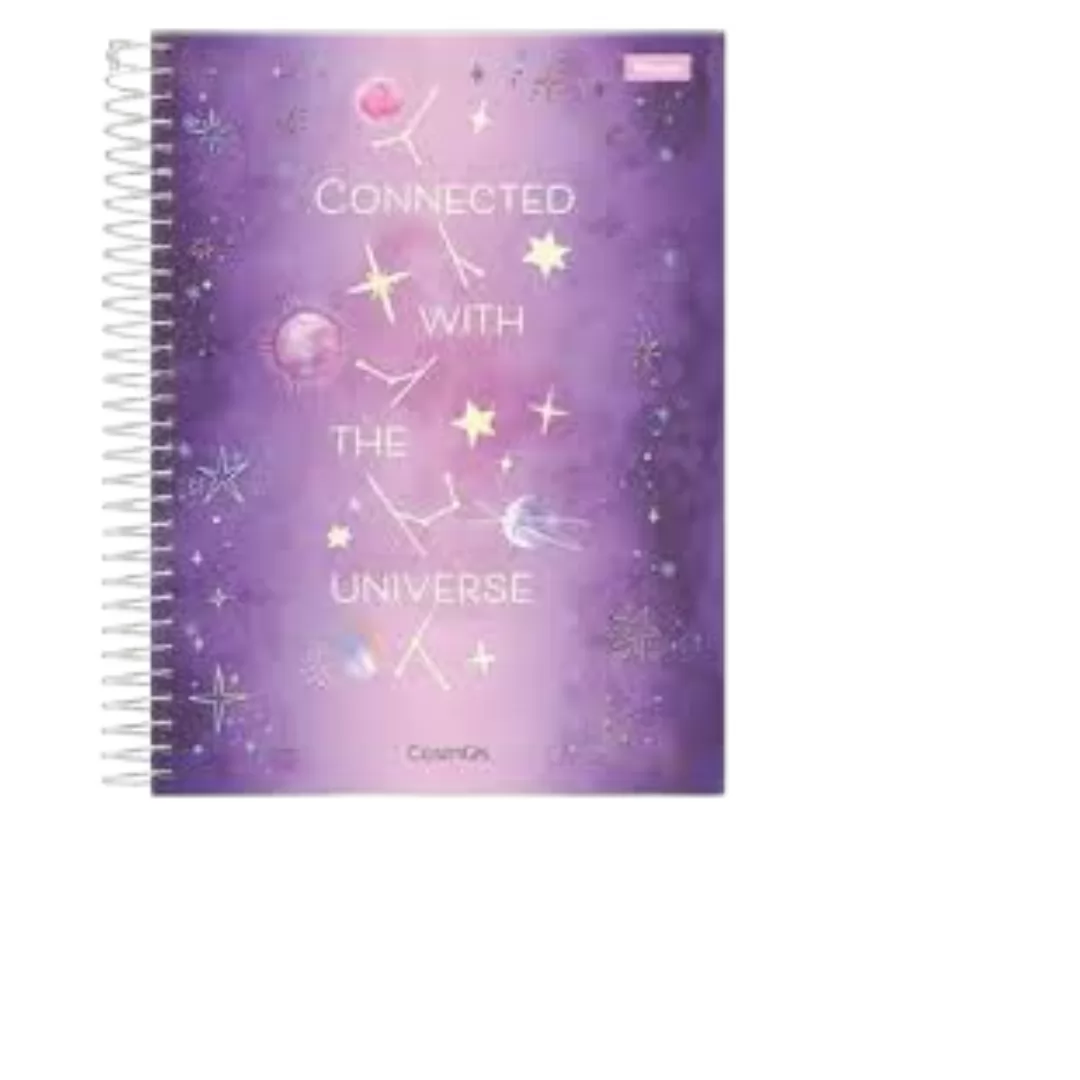 CADERNO COLLEGE 160FLS 10M COSMOS- FORONI