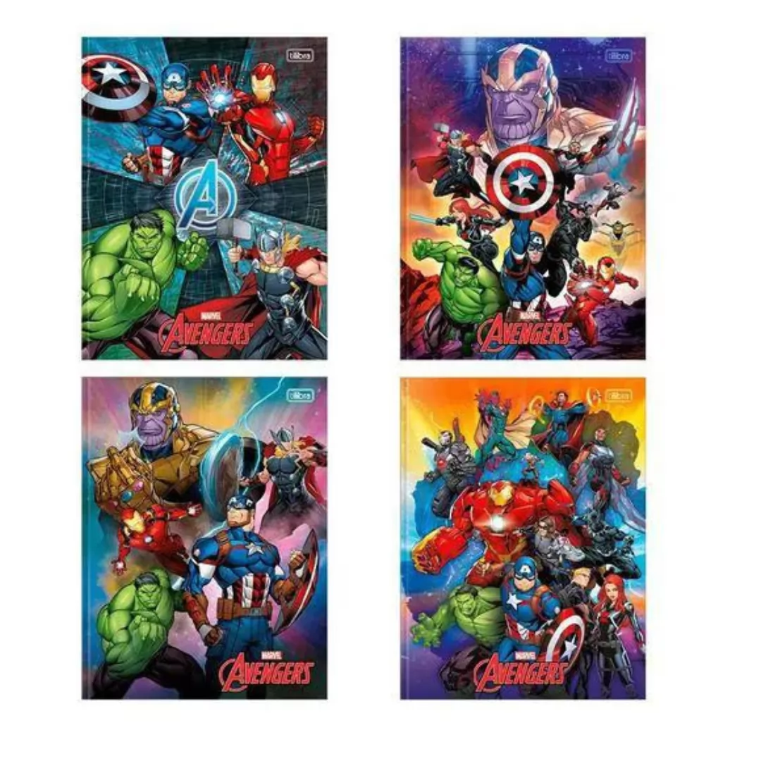 CADERNO BROCHURA AVENGERS 80F - TILIBRA