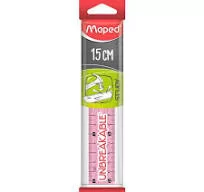 REGUA 15 CM INQUEBRAVEL CORES SORTIDAS - MAPED