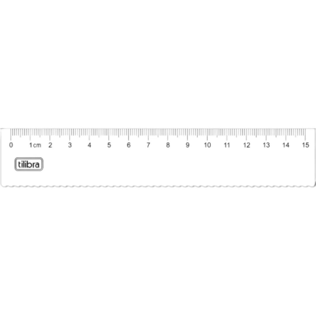 REGUA 15 CM INQUEBRAVEL TRANSLUCIDA MAPED