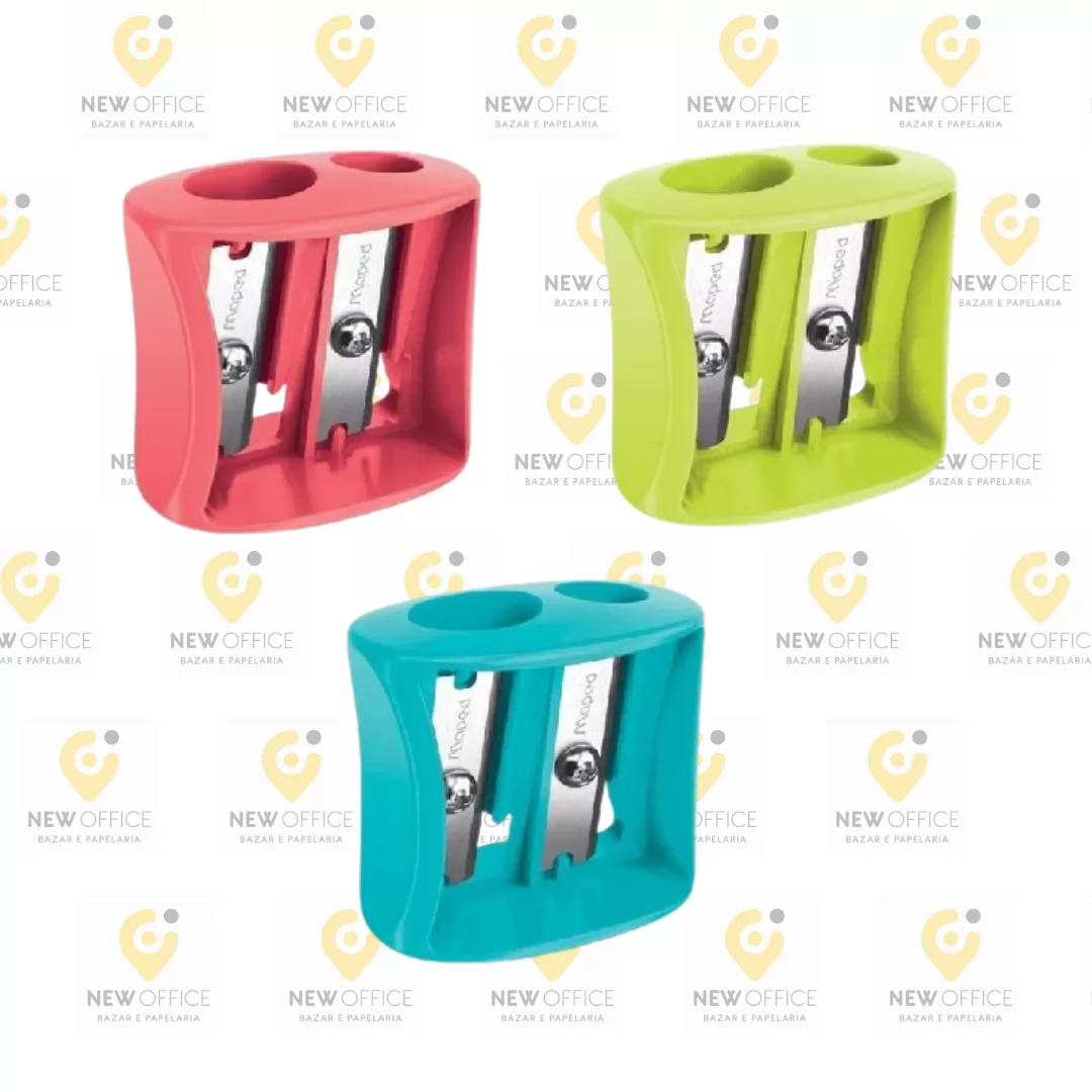 APONTADOR VIVO 2 FUROS CORES SORTIDAS- MAPED