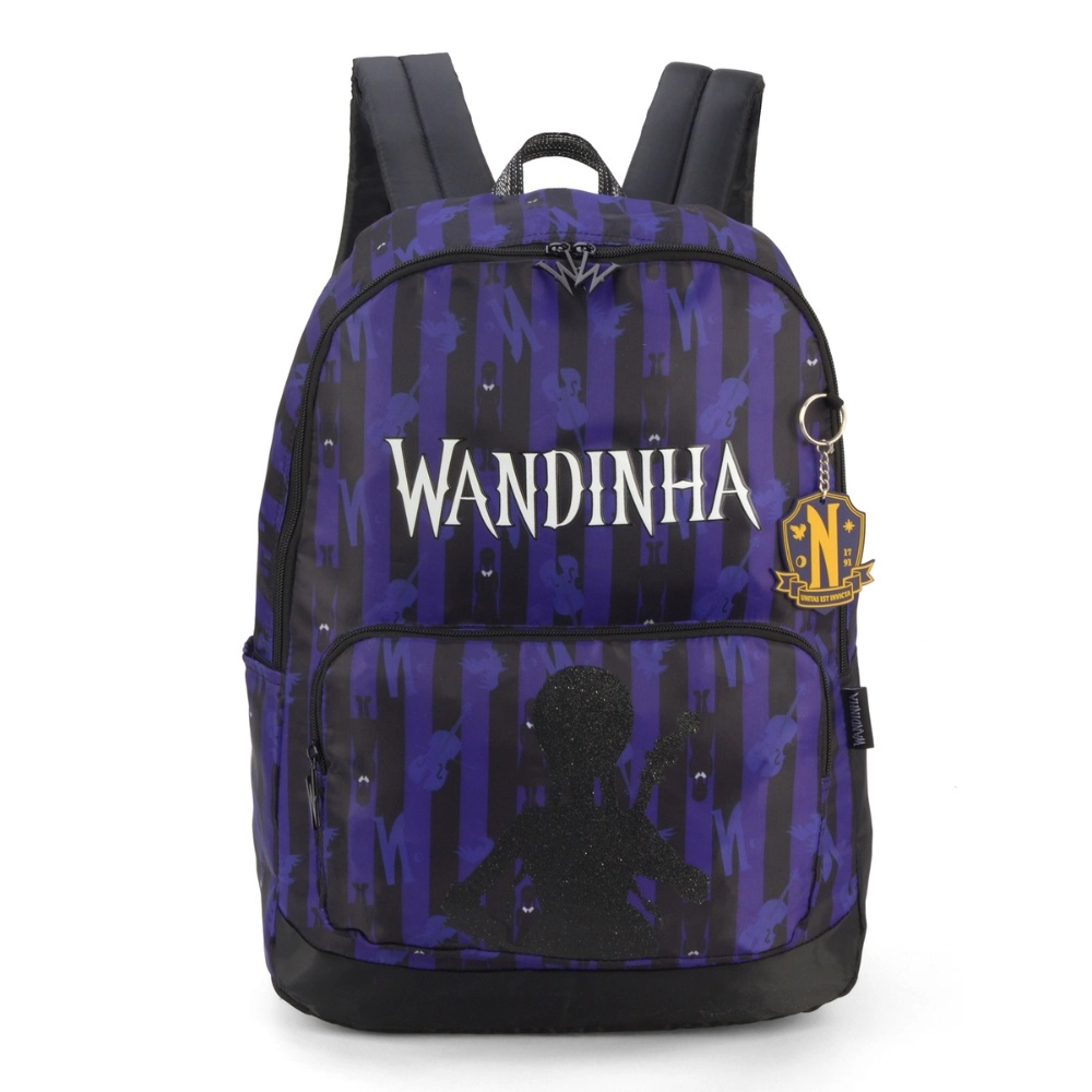 MOCHILA JUVENIL WANDINHA ROXO
