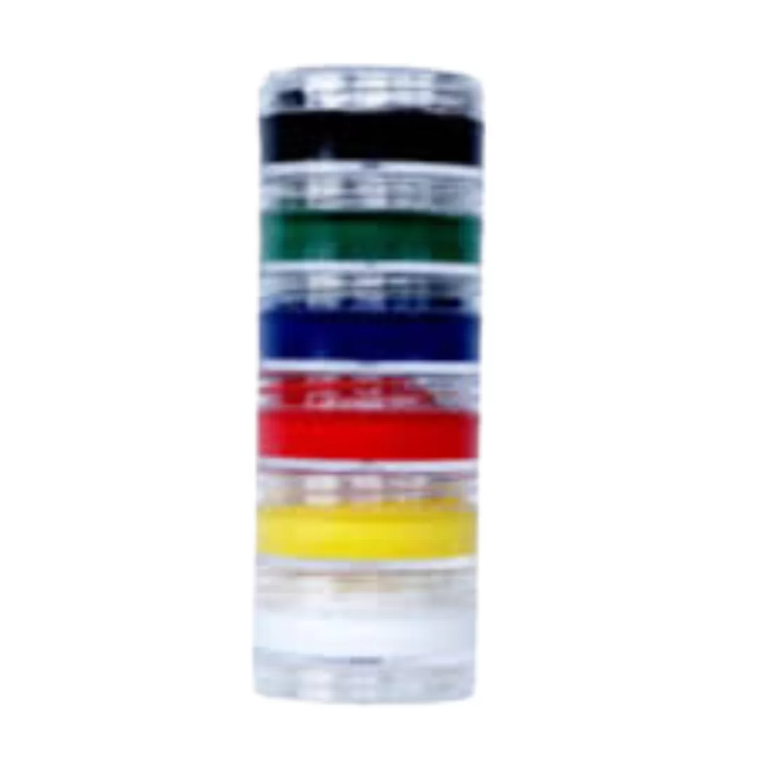 TINTA ARTÍSTICA CREMOSA TORRE COR E ART C/ 6 CORES