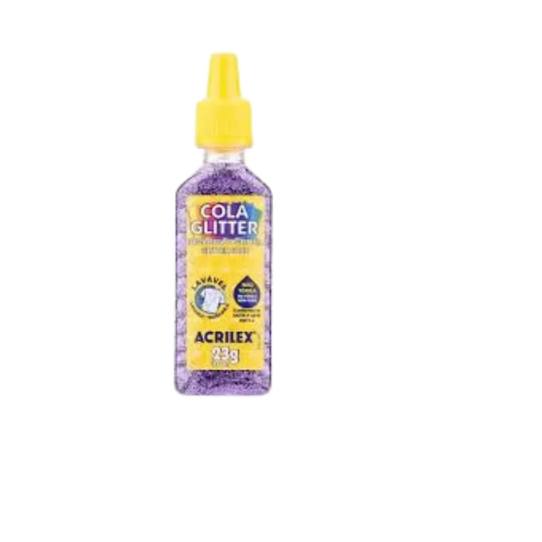 COLA GLITTER 23G LILAS- ACRILEX