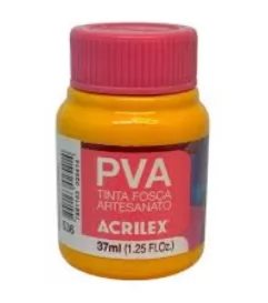 TINTA FOSCA PVA ARTESANATO 37ML AMARELO CADMIO-ACRILEX