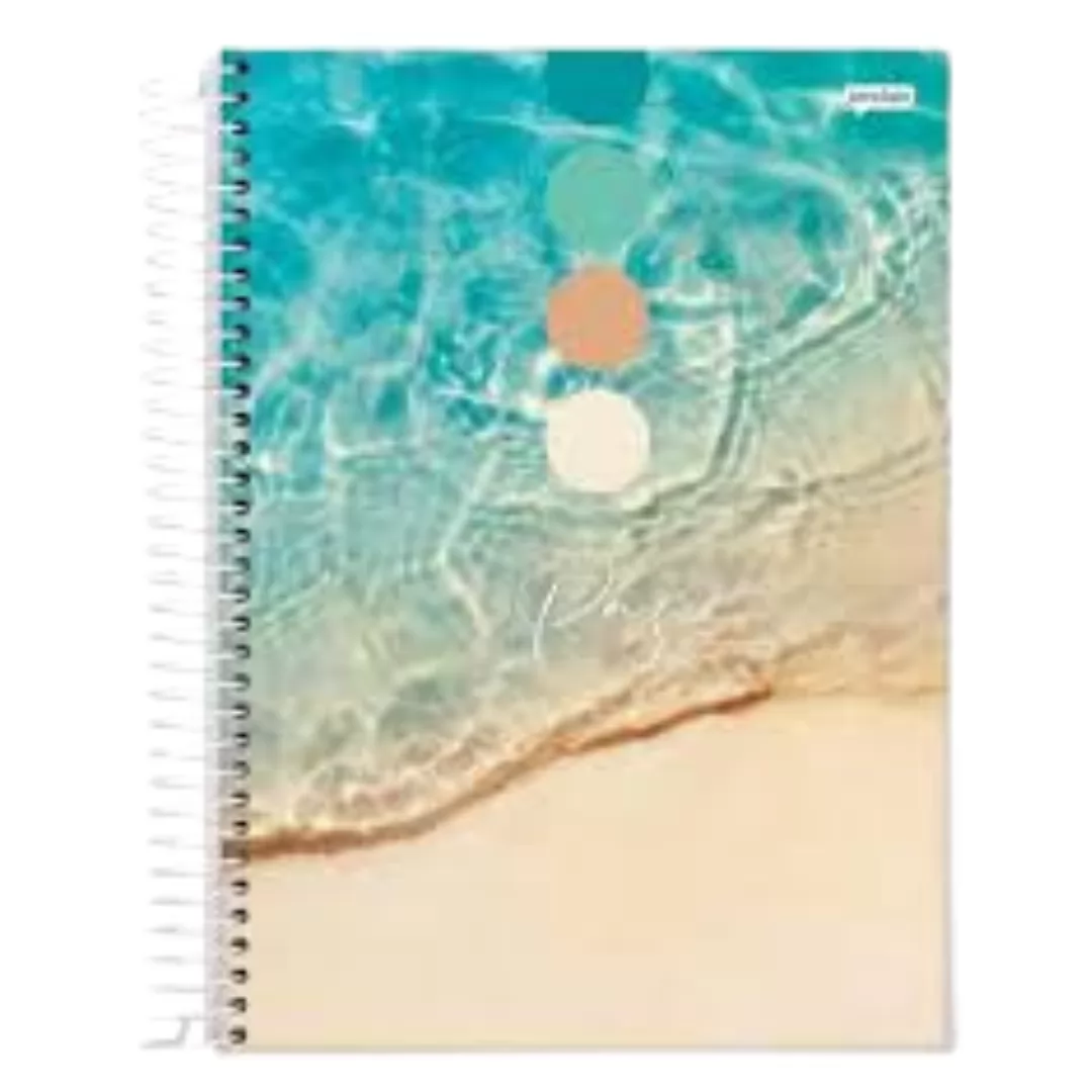 CADERNO UNIV. 1M 80FLS  PAZ- JANDAIA