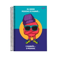 CADERNO UNIV 1M 80FLS INSANO- JANDAIA