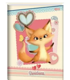 CADERNO BROCHURA UNIVERSITÁRIO 80FLS SWEETNESS CAPAS SORTIDAS- JANDAIA