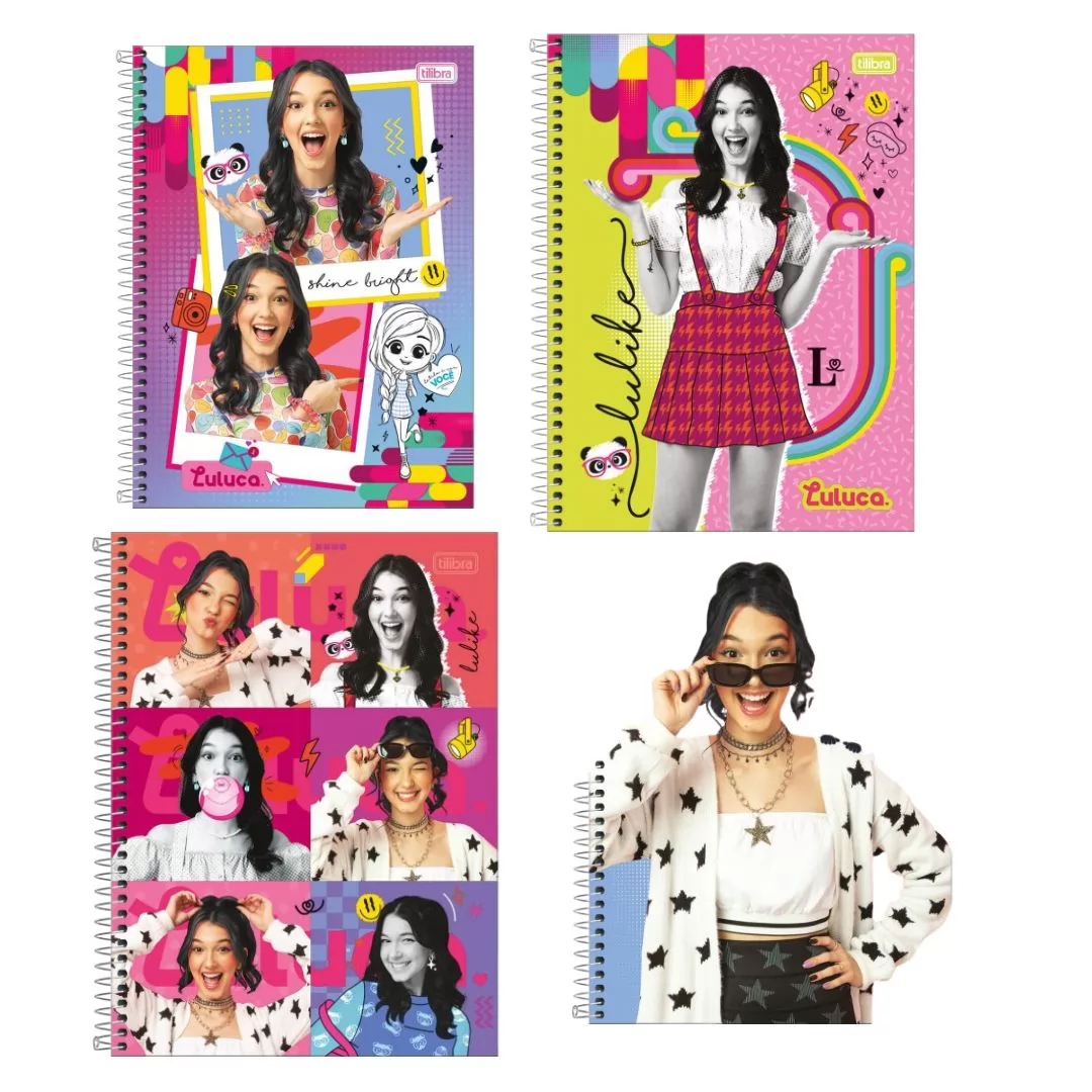 CADERNO  UNIVERSITÁRIO LULUCA 1M 80F - TILIBRA