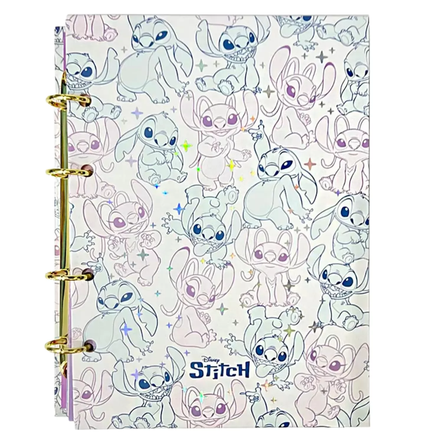 CADERNO COLEGIAL ARGOLADO 120 FOLHAS STITCH- FORONI