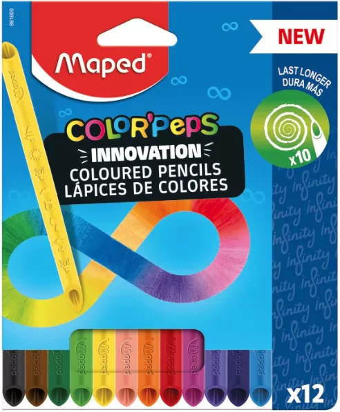 LAPIS DE COR COLORPEPS INFINITY 12 CORES