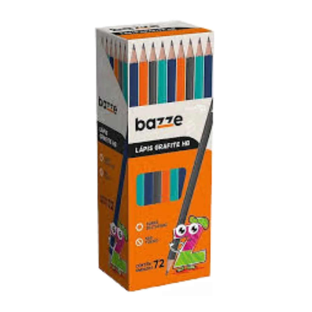 LAPIS DE ESCREVER BAZZE HB SEXTAVADO