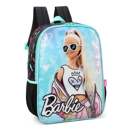 MOCHILA DE COSTAS BARBIE FASHION VERDE LUXCEL