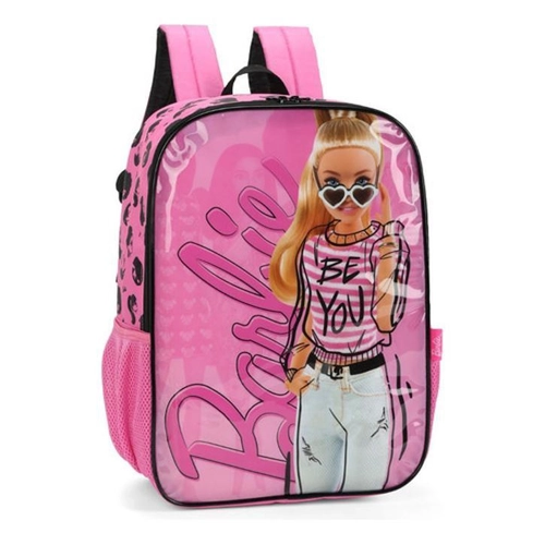 MOCHILA DE COSTAS BARBIE FASHION ROSA LUXCEL