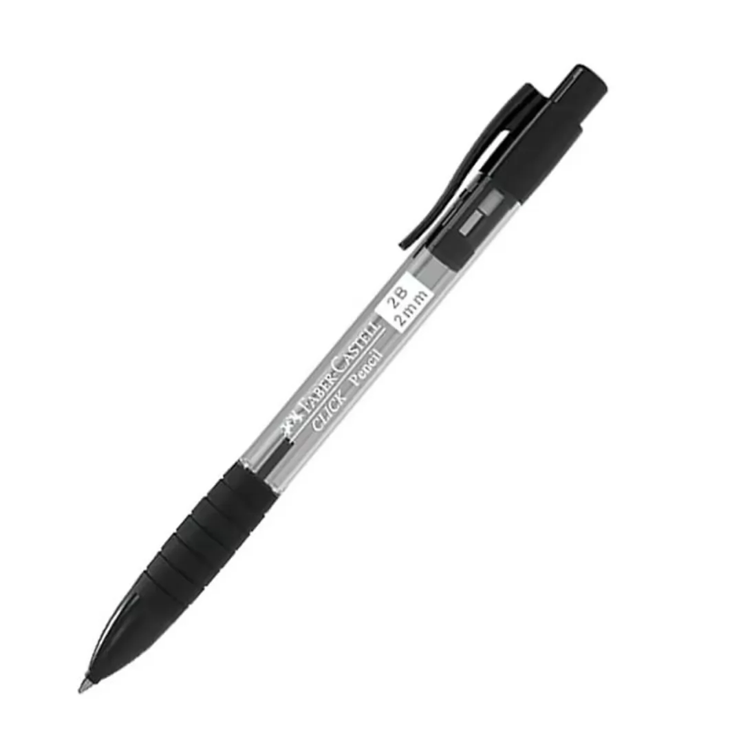 LAPISEIRA FABER CASTELL CLICK PENCIL 2.0MM PRETA
