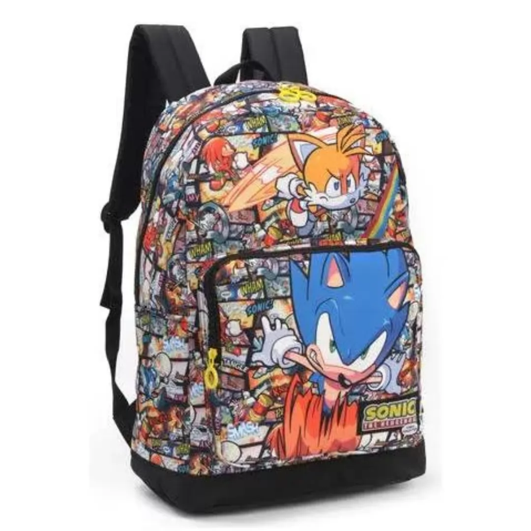 MOCHILA DE COSTAS SONIC LARANJA - LUXCEL
